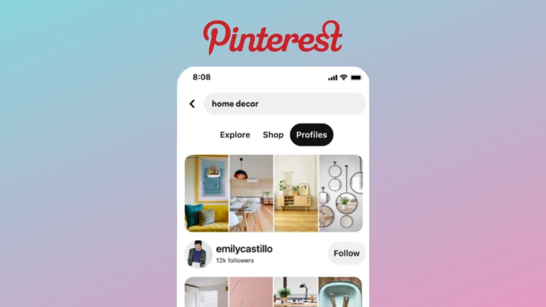 Pinterest’s New ‘Profiles’ Tab Search