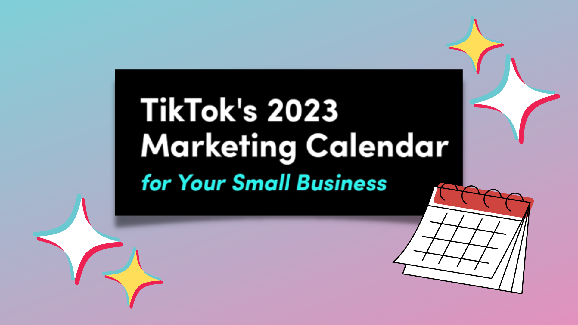 TikTok's 2023 Marketing Calendar Drunk on Social