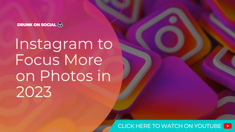 Instagram to Focus More on Photos in 2023