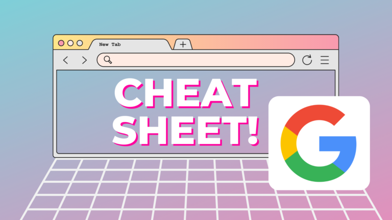 Google Search Operators Cheat Sheet