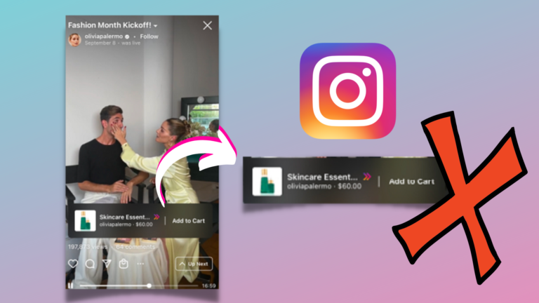 Instagram Removing Live Stream Shopping Elements