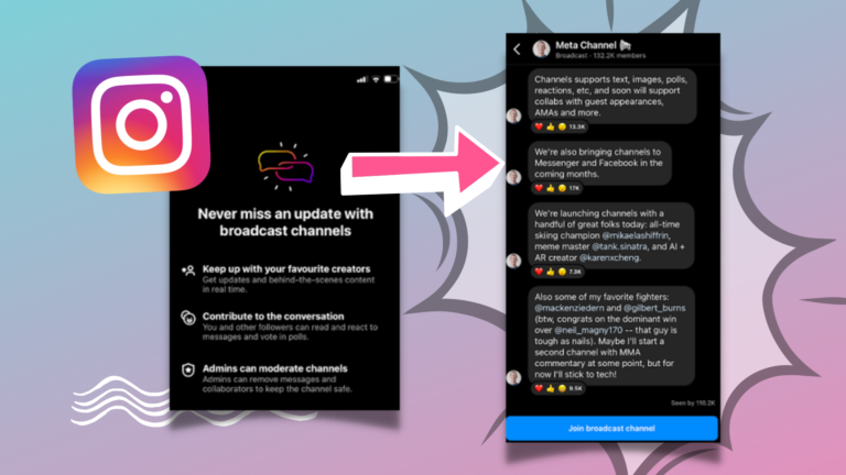 Instagram Launches ‘Channels’ Broadcast Chat Feature
