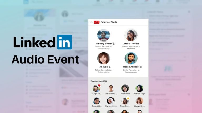 LinkedIn Testing Audio Rooms