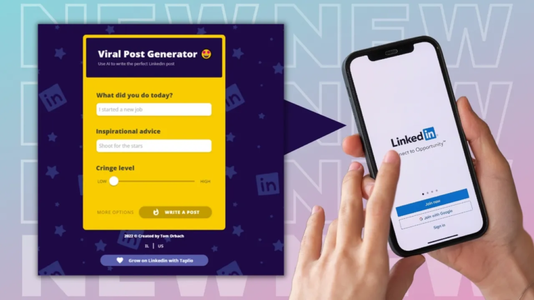 New App Creates Custom Examples of Viral LinkedIn Posts