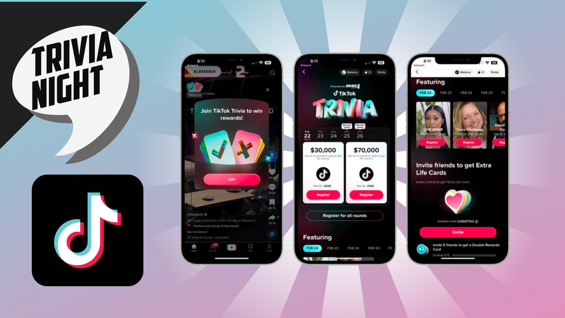 TikTok Launches Live-Stream Trivia