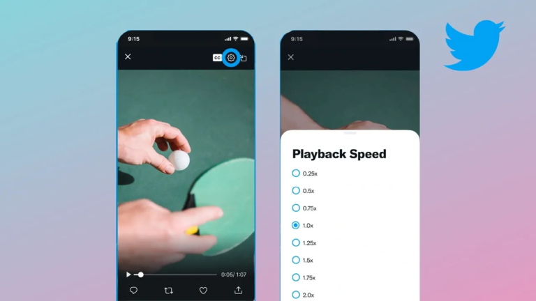 Twitter Testing Variable Playback Speeds