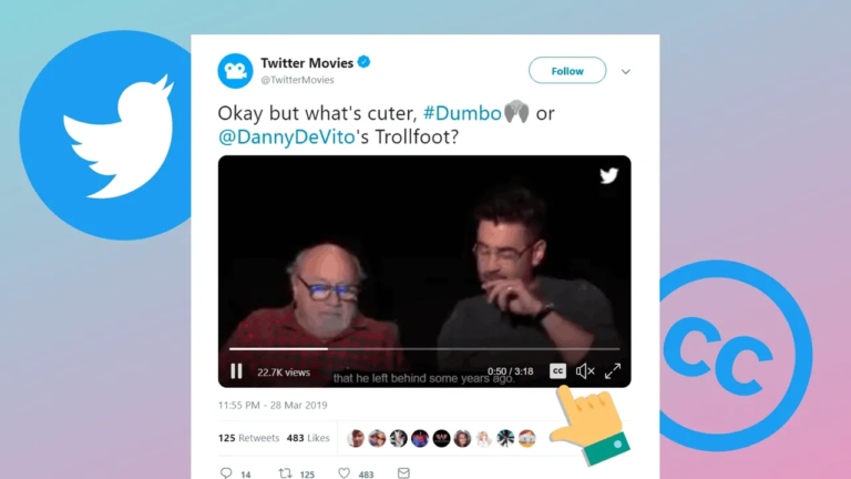 Twitter Testing New Closed  Caption Button