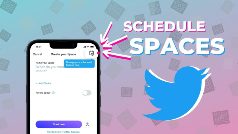 Twitter Now Lets You Schedule Up to 10 Spaces at A Time