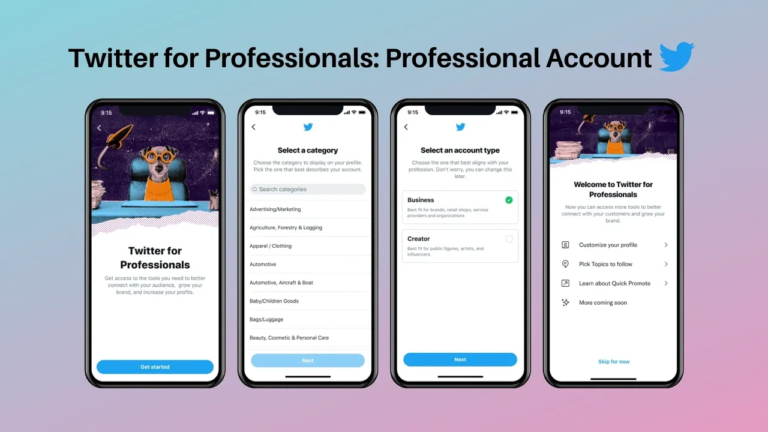 Twitter Professional Accounts Now Open to All