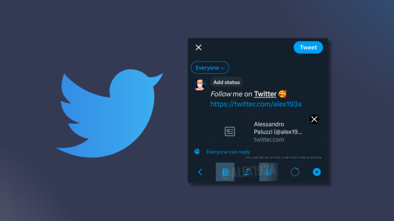 Twitter Progresses with New Text Formatting Options