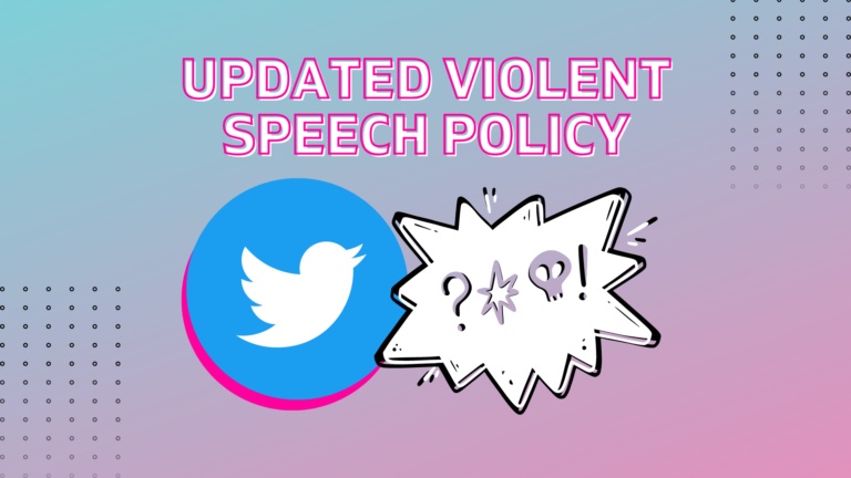 Twitter Updates Violent Speech Policy