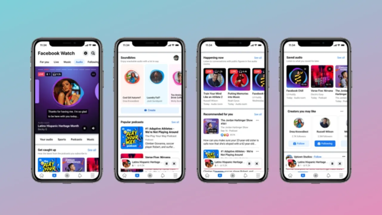 Facebook Expands Live Audio Rooms and The New Audio Tab