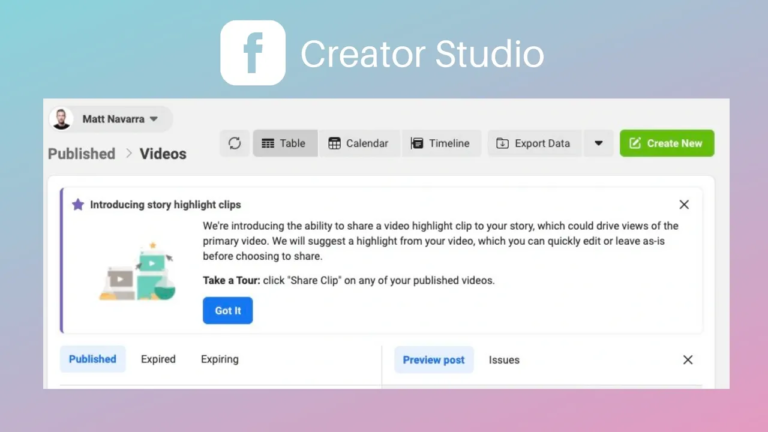 Facebook Adds New Features to Creator Studio