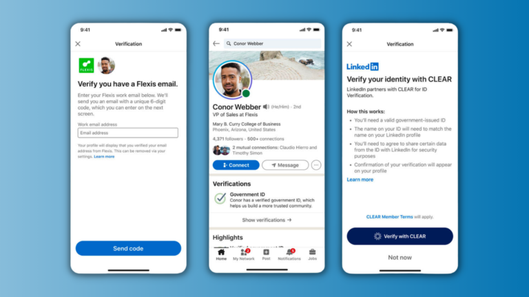 LinkedIn’s New ID Confirmation Elements