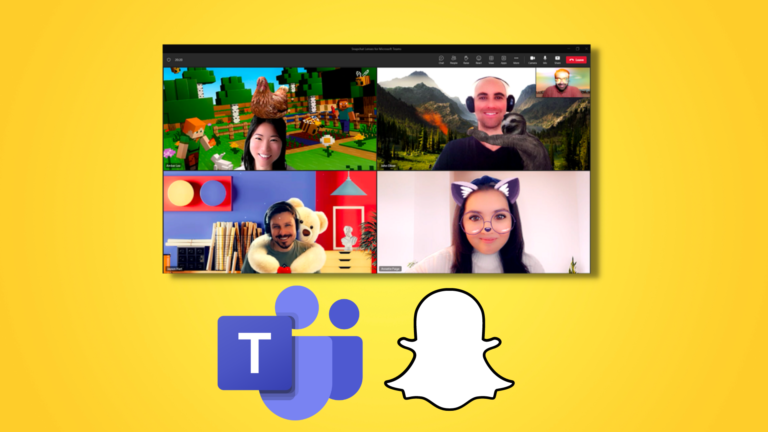 Microsoft Integrates Snapchat Lenses into Teams