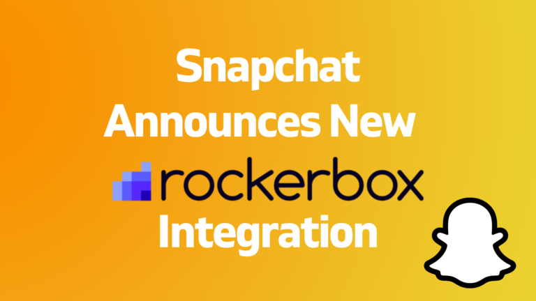 Snapchat Announces New Rockerbox Integration