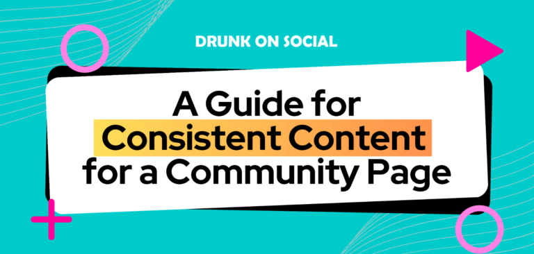 A Guide for Consistent Content for a Community Page