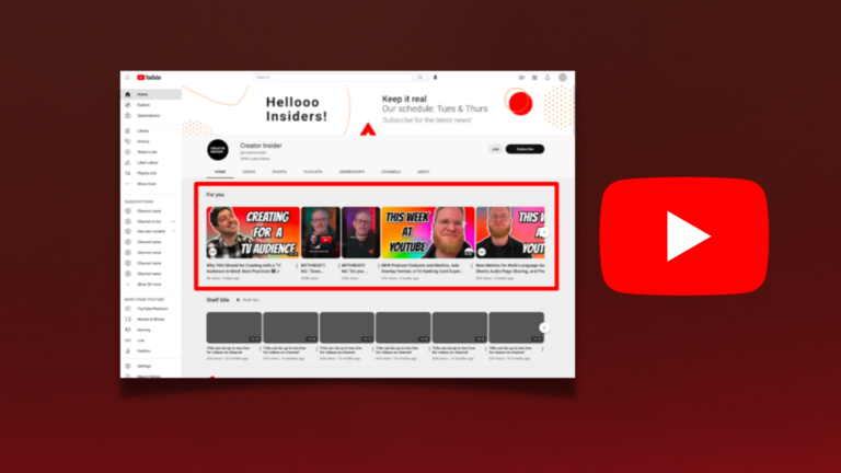 YouTube to Streamline Channel Page Options