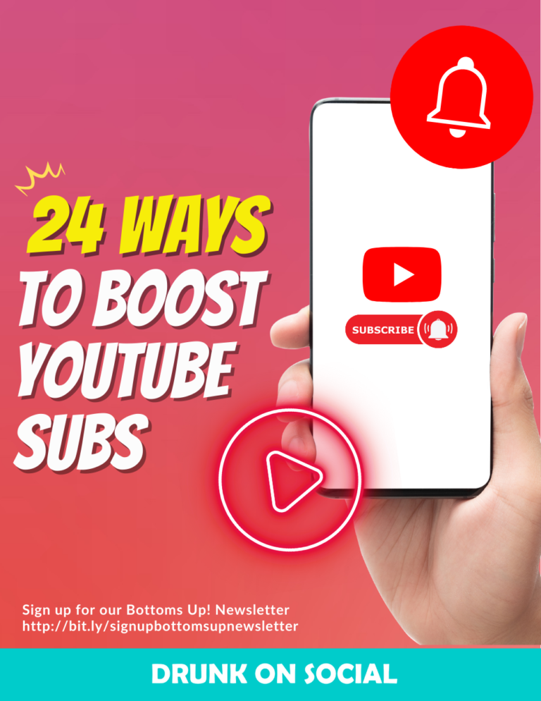 24 Ways to Boost YouTube Subs