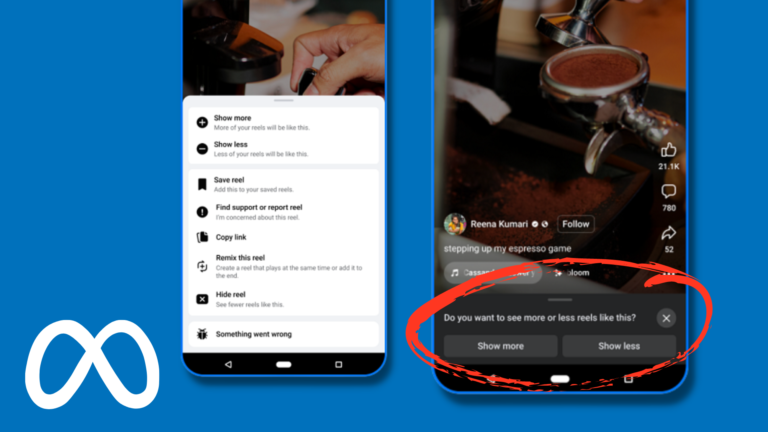New Meta Feedback Options on Reels