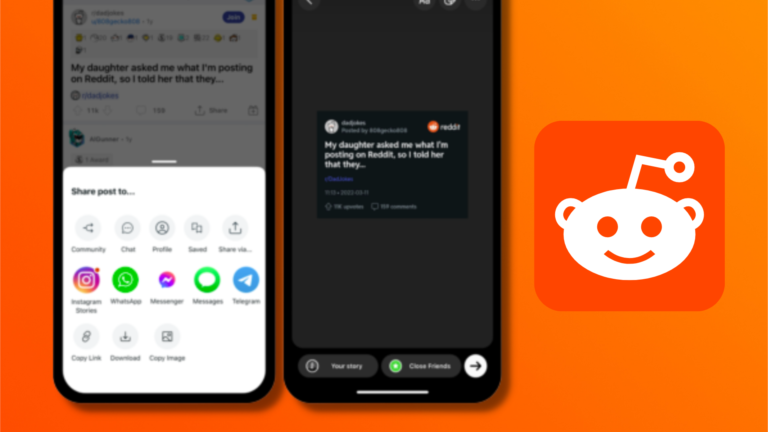 Reddit’s New Post Sharing Options