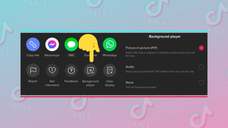 TikTok’s New ‘Background Player’