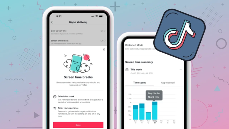 TikTok Adds New Screen Time Breaks