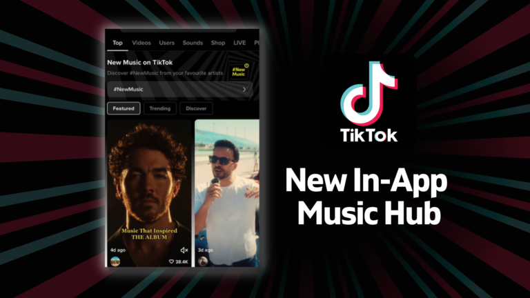 TikTok’s New In-App Music Hub