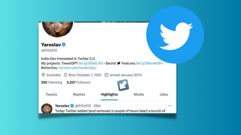 Twitter’s New Profiles ‘Highlights’ Tab