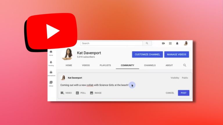 YouTube Community Posts Now Available to All Channels