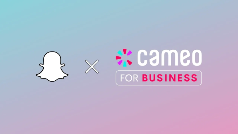 Snapchat x Cameo Ad Partnership