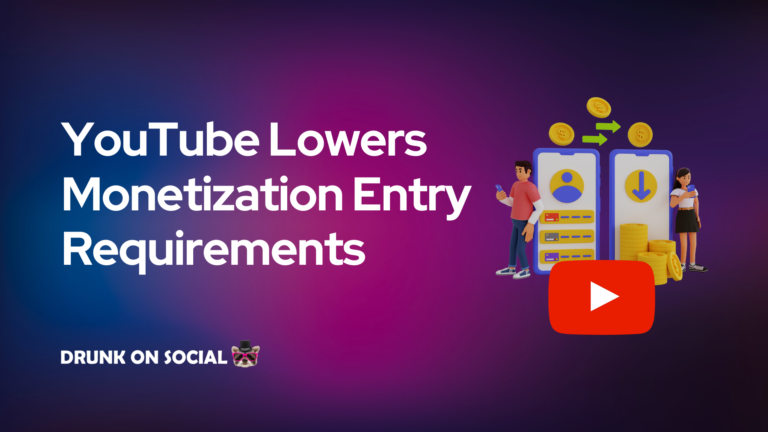 Lower YouTube Monetization Entry Requirements