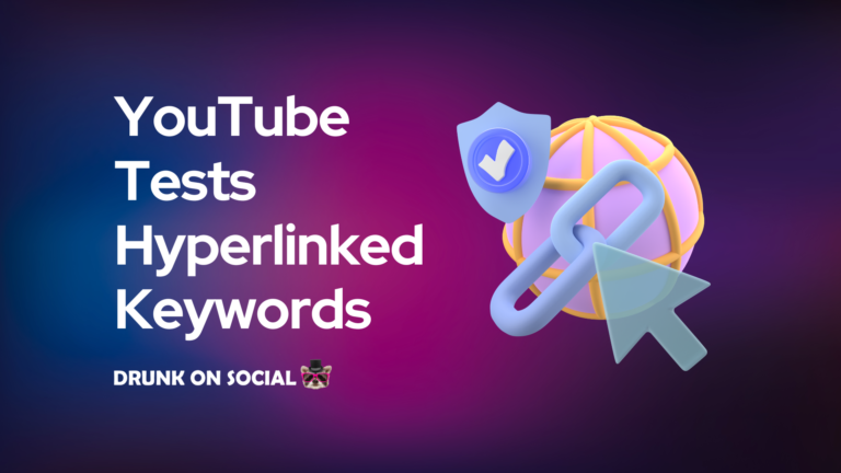 YouTube Tests Hyperlinked Keywords