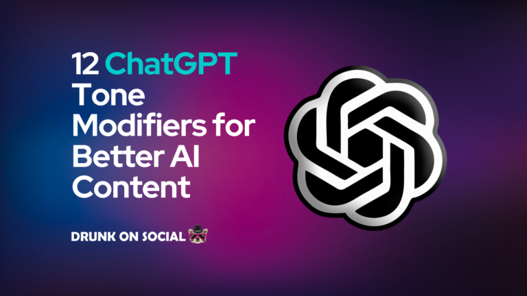 12 ChatGPT Tone Modifiers for Better AI Content