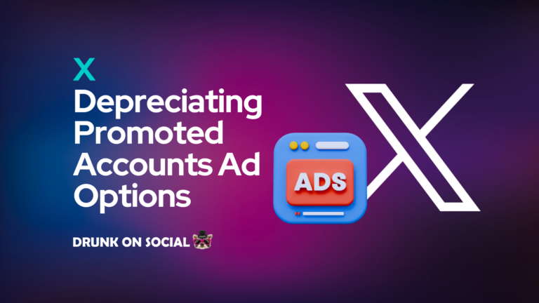 X Depreciating Promoted Accounts Ad Options