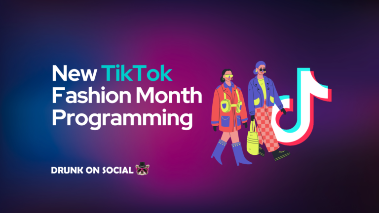 New TikTok Fashion Month Programming