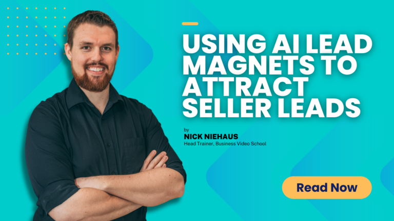 Using AI Lead Magnets to Attract Seller Leads