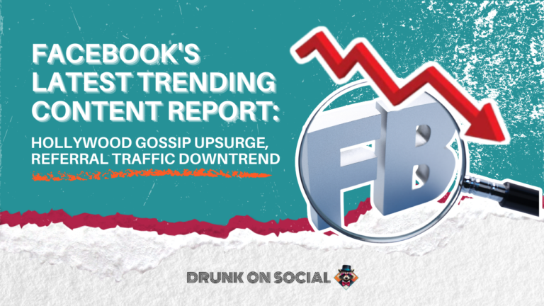 Facebook’s Latest Trending Content Report: Hollywood Gossip Upsurge, Referral Traffic Downtrend